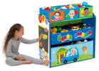 CoComelon (1224) 5-CoComelon 6 Bin Design and Store Toy Organizer