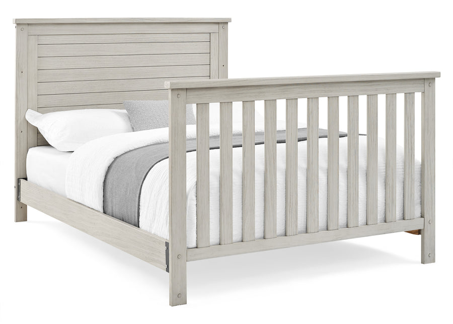 Rustic Mist (1373) 34-Caden 6-in-1 Convertible Crib with Trundle Drawer