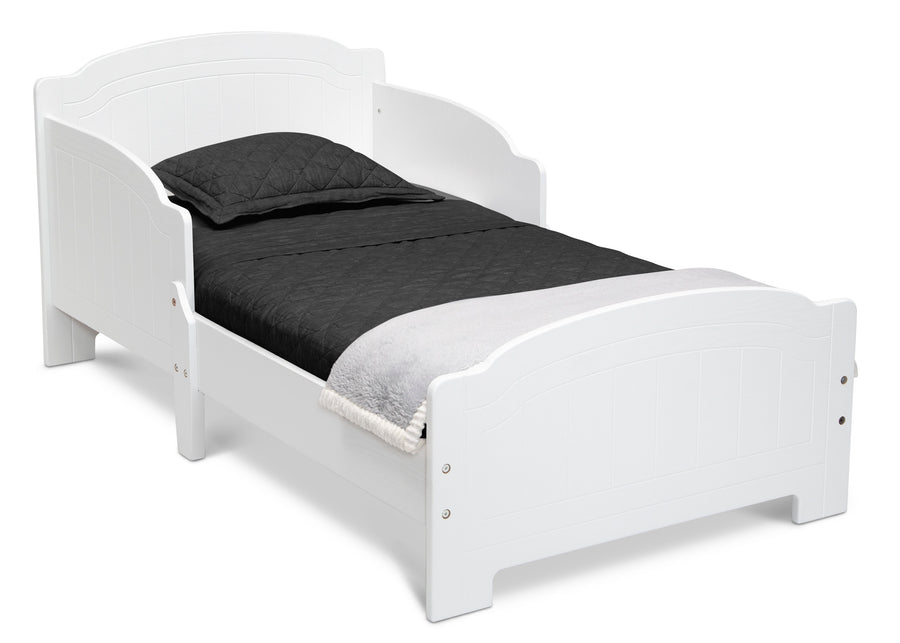 DCB: Textured White (1349) 5-Newport Wood Toddler Bed