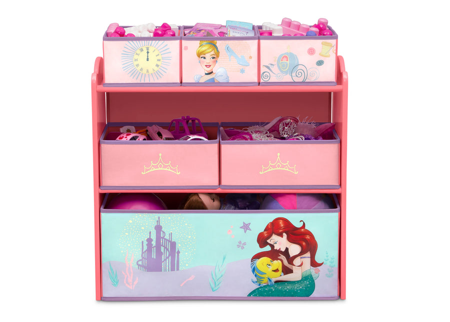 Disney Princess (1038) 2-Princess 6 Bin Design and Store Toy Organizer