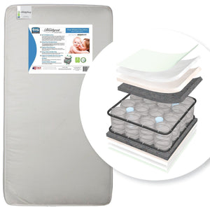 Simmons Kids BeautyrestÂ® Beginnings Sleepy Whispers Ultra Deluxe 231 Pocketed Coil Front View a1a No Color (NO) 0