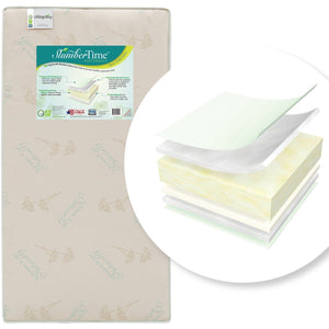 Simmons Kids Naturally 2 'n' 1 Convertible Mattress Left View a2a No Color (NO) 14