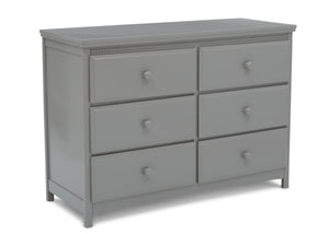 delta 6 drawer dresser grey Haven 6 Drawer Dresser with Interlocking Drawers, Grey (026)