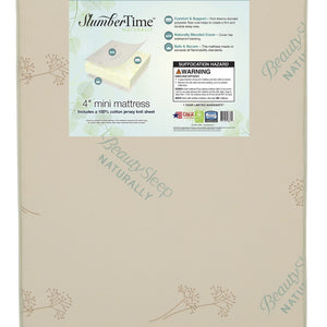 SlumberTime Naturally 4-Inch Mini Crib Mattress 7