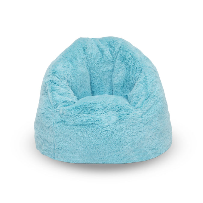DCB: Aqua (2046) 28-Cozee Fluffy Chair, Toddler Size (For Kids Up to 6 Years Old)