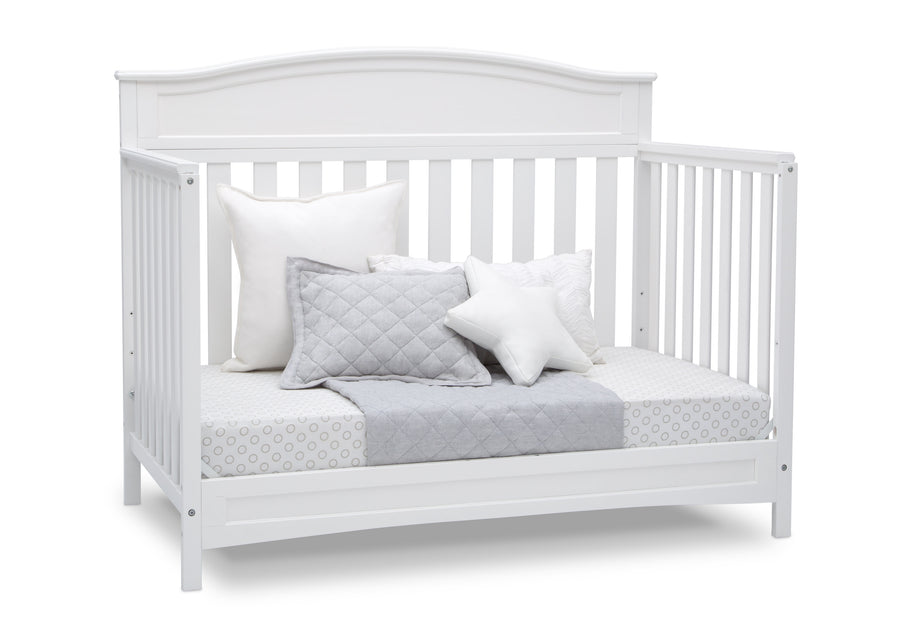 White (100) 4-Emery 4-in-1 Convertible Crib