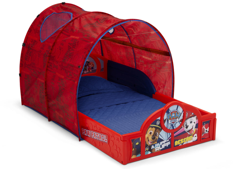 Paw Patrol (1121) 2-PAW Patrol Sleep and Play Toddler Bed with Tent
