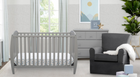 Grey (026) 8-Taylor 4-in-1 Convertible Crib