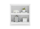 Bianca White (130) 8-Universal 2-Shelf Bookcase