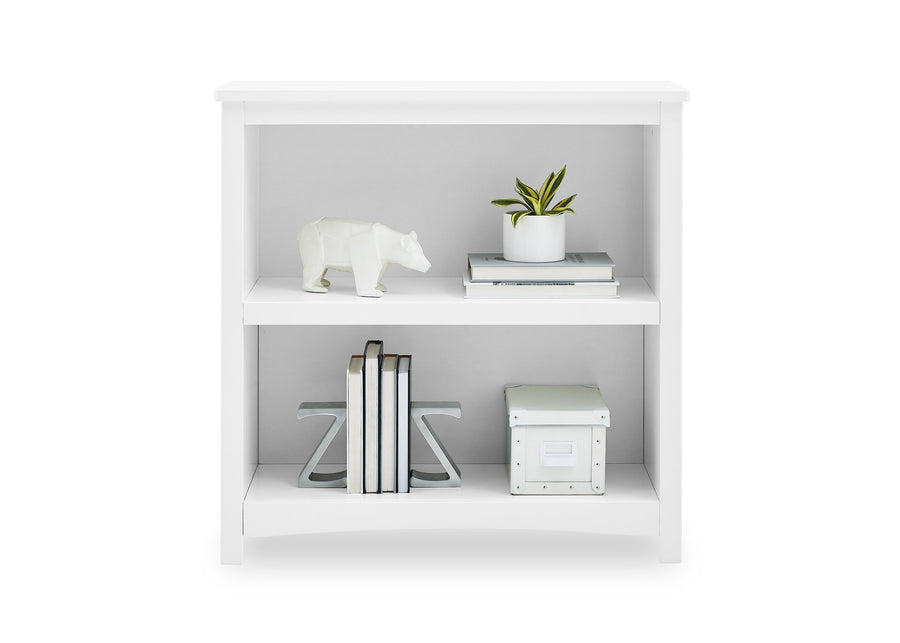 Bianca White (130) 8-Universal 2-Shelf Bookcase