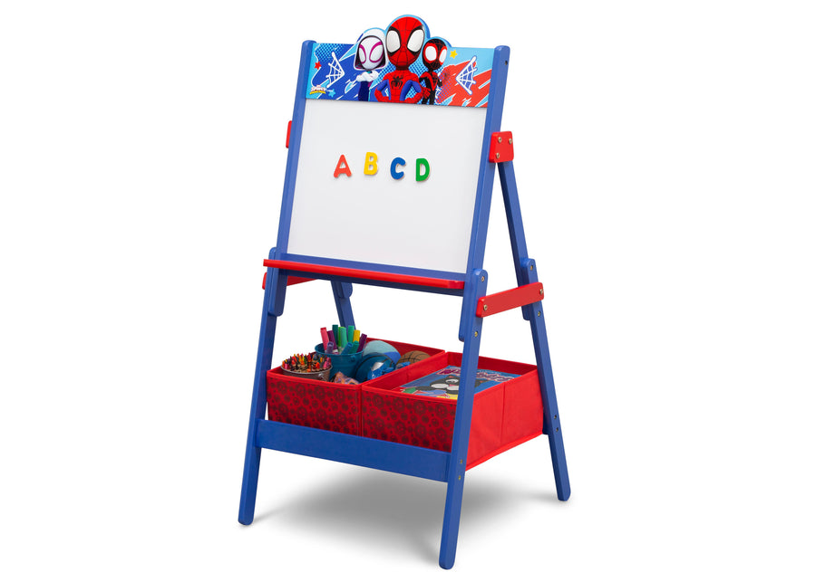 Spider-Man (1163) 3-Spidey and His Amazing Friends Wooden Activity Easel with Storage