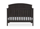 Textured Stone Grey (1460) 10-Sweet Beginnings Sage Curve Top 6-in-1 Convertible Crib