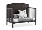 Textured Stone Grey (1460) 13-Sweet Beginnings Sage Curve Top 6-in-1 Convertible Crib