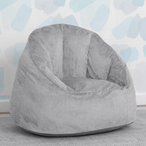 Grey (5057) 1-Perfect Sleeper Fluffy Chair for Kids