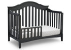 Textured Midnight Grey (1347) 5-Farmhouse 6-in-1 Convertible Baby Crib