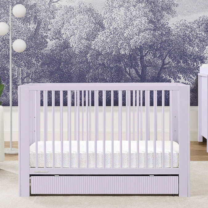 Lilac (539) 7-Cassie 4-in-1 Convertible Crib with Underdrawer