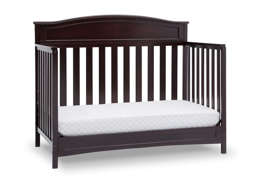 Dark Chocolate (207) 7-Emery Deluxe 6-in-1 Convertible Crib