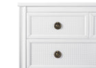 Bianca White (130) 5-Madeline 4 Drawer Dresser with Changing Top