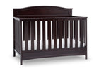Dark Chocolate (207) 2-Emery Deluxe 6-in-1 Convertible Crib