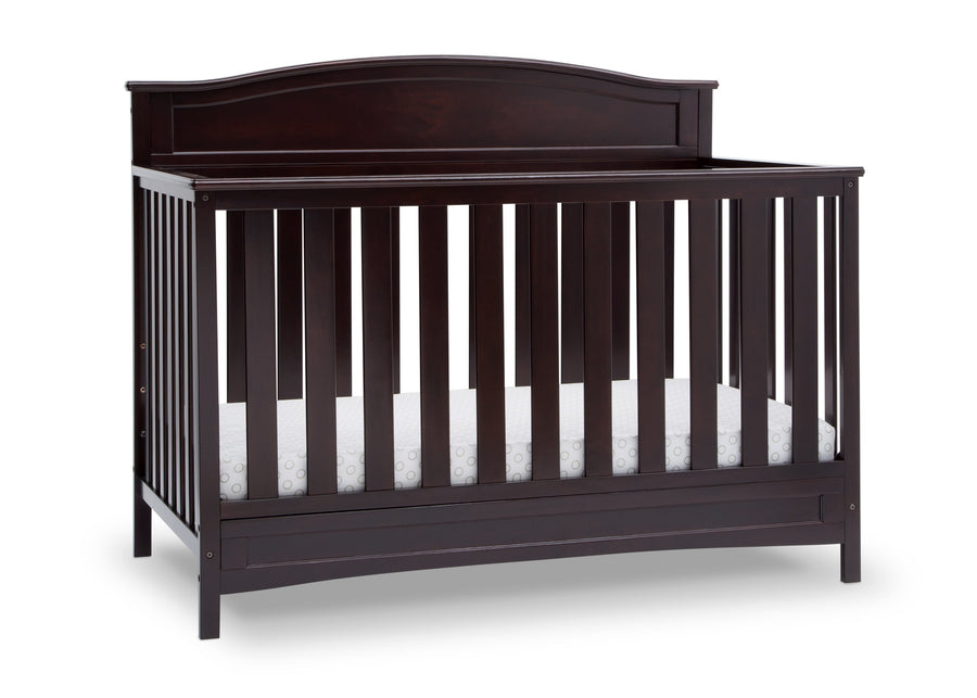 Dark Chocolate (207) 2-Emery Deluxe 6-in-1 Convertible Crib