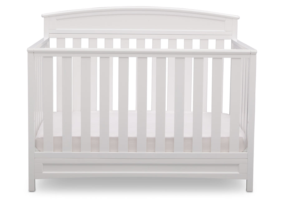 DCB: Bianca White (130) 7-Lila 5-in-1 Convertible Crib