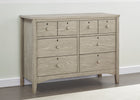 Textured Limestone (1340) 9-Farmhouse 6 Drawer Dresser