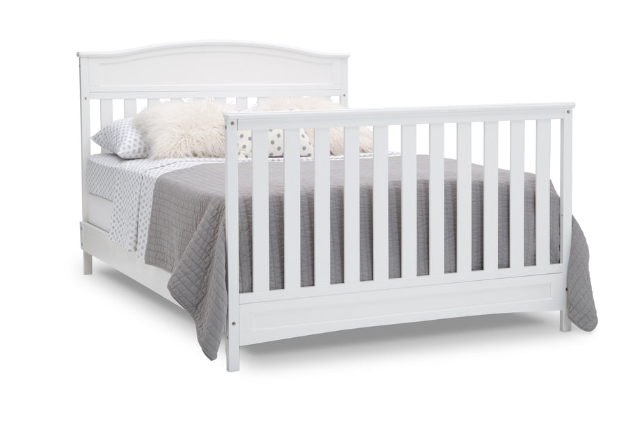 White (100) 6-Emery 4-in-1 Convertible Crib