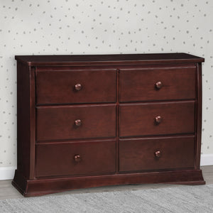 Delta Children Chocolate (204) Bentley 6 Drawer Dresser  16