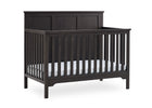 Textured Stone Grey (1460) 11-Sweet Beginnings Sage Flat Top 6-in-1 Convertible Crib