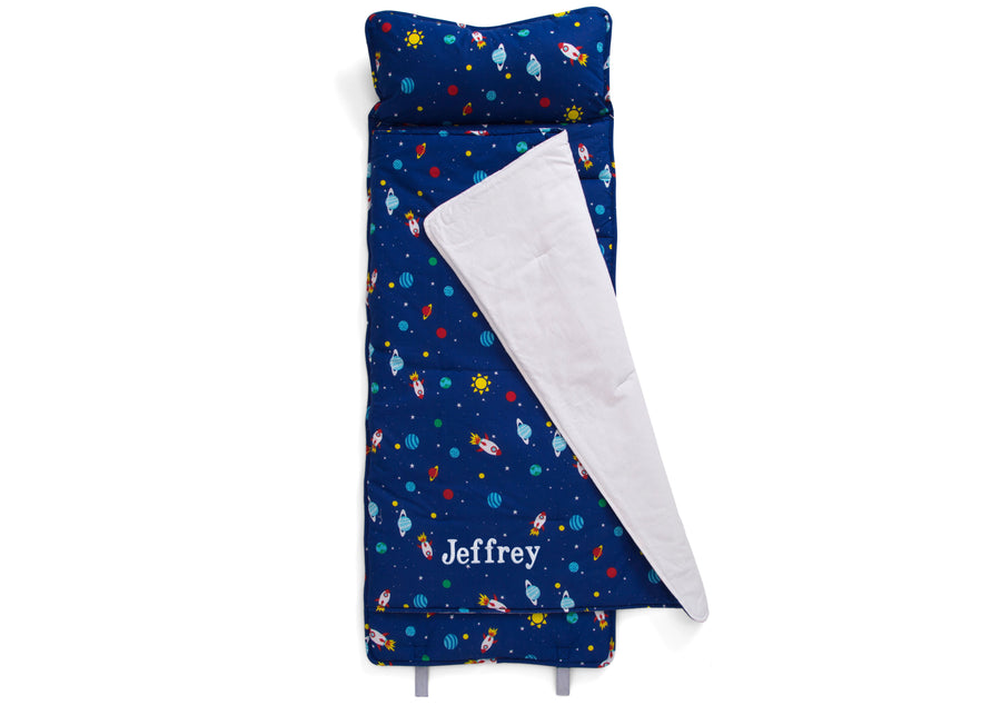 Outer Space (3222) 25-Personalized Nap Mat with Included Pillow and Blanket for Toddlers & Kids