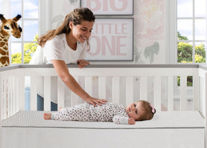 VEVOR Crib Mattress, Two-sided Breathable Toddler Mattress of