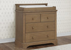Rustic Acorn (1383) 5-Paloma 4 Drawer Dresser with Changing Top