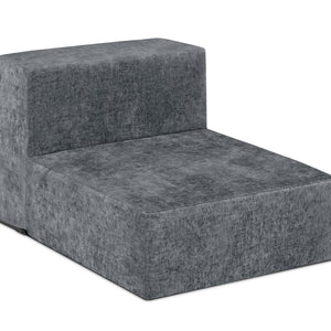 Grey Suede (5000) 15-Cozee Armless Chair