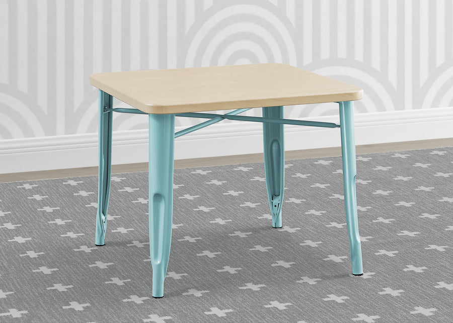 Aqua with Natural (478) 14-Bistro Kids Play Table (Chairs Not Included)