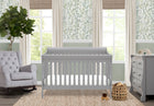 Grey (026) 25-Canton 6-in-1 Convertible Crib