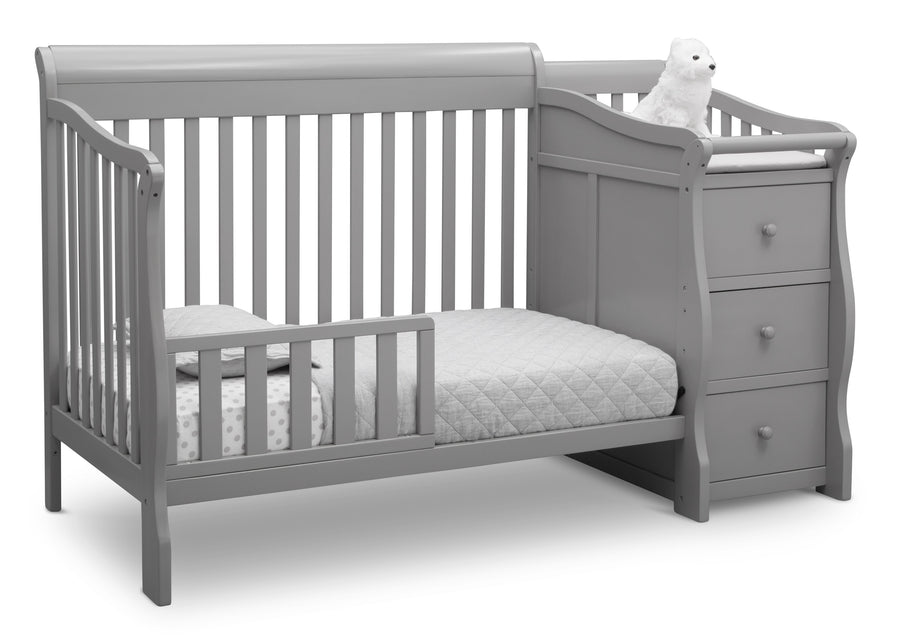 Grey (026) 4-Princeton Junction Convertible Crib and Changer