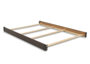 Delta Children Textured Cocoa (1350) Full Size Wood Bed Rails W0070, Right Silo View 24
