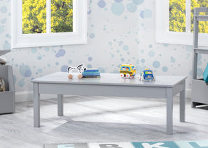 Delta Children Grey (026) Grow-With-Me Table (W101301) hangtag Silo 0