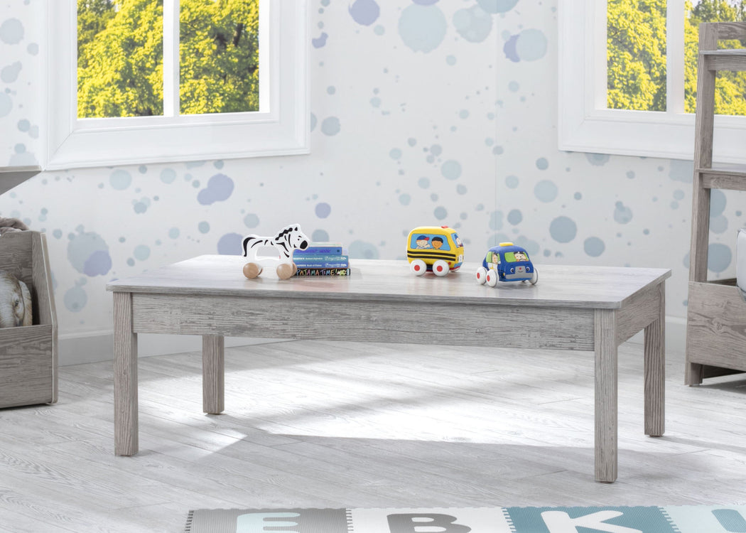 Delta Children Crafted Limestone (1334) Grow-With-Me Table (W101301) hangtag Silo