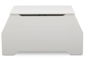 Delta Children Bianca White (130) Nolan Toybox (W101450), Front View, b4b 12