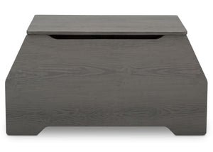 Delta Children Crafted Grey (1333) Nolan Toybox (W101450), Front View, c4c 16