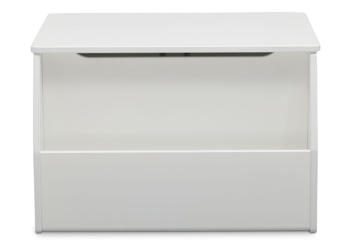 Delta Children Bianca White (130) Nolan Toybox (W101451), Front Facing b4b