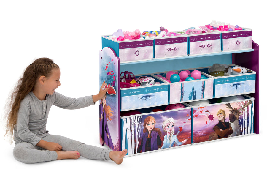 Frozen 2 (1097) 6-Frozen Deluxe 9 Bin Design and Store Toy Organizer