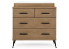 Acorn with Matte Black (786) 2-Sloane 4 Drawer Dresser with Changing Top