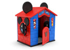 Mickey Hot Dog (1054) 4-Mickey Mouse Plastic Indoor/Outdoor Playhouse with Easy Assembly