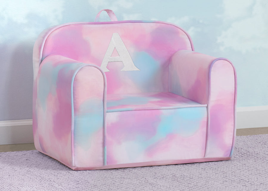 A 1-Personalized Monogram Tie-Dye Cozee Chair