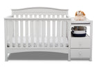 Bianca White (130) 12-Birkley Convertible Crib and Changer