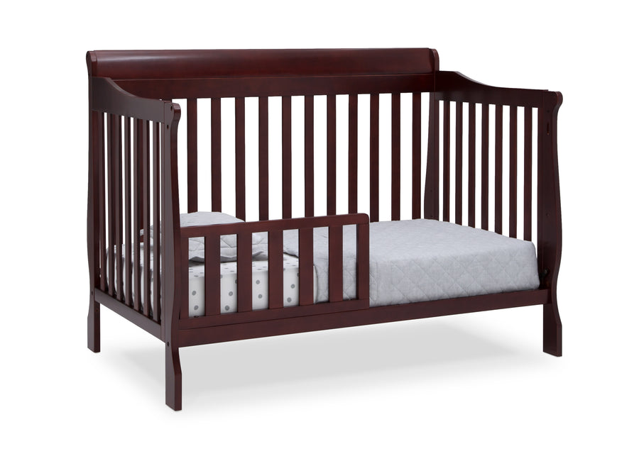 Espresso Cherry (205) 12-Canton 6-in-1 Convertible Crib