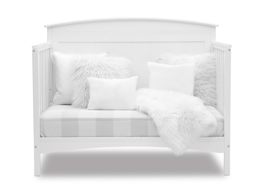 Bianca White (130) 5-Archer 4-in-1 Convertible Crib