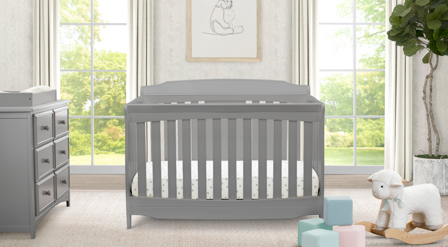 Grey (026) 21-Westminster 6-in-1 Convertible Crib